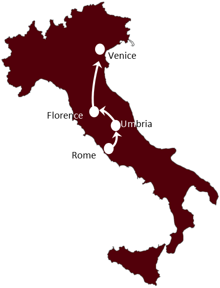 Art Cities & Hunting itinerary Art Cities & Hunting itinerary
