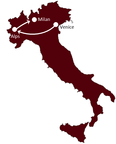 Venice & Milan itinerary Venice & Milan itinerary