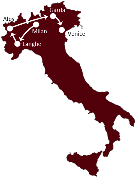 Venice, Fashion & Lakes itinerary Venice, Fashion & Lakes itinerary